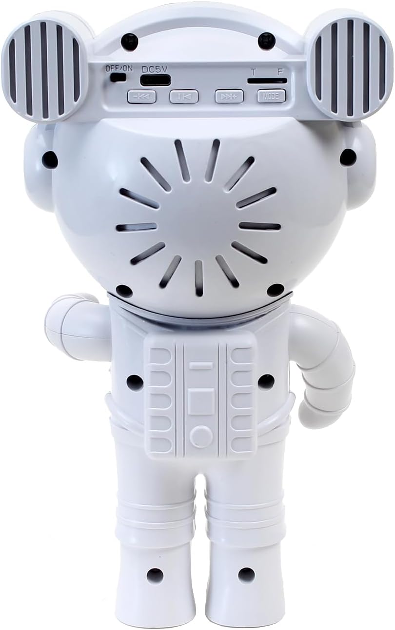 Lámpara Astronauta luz Led Proyector de Estrellas y Galaxias. Altavoz Bluetooth