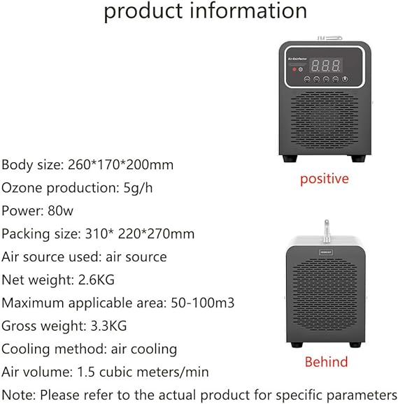 PURIFICADOR DE AIRE GENERADOR DE OZONO