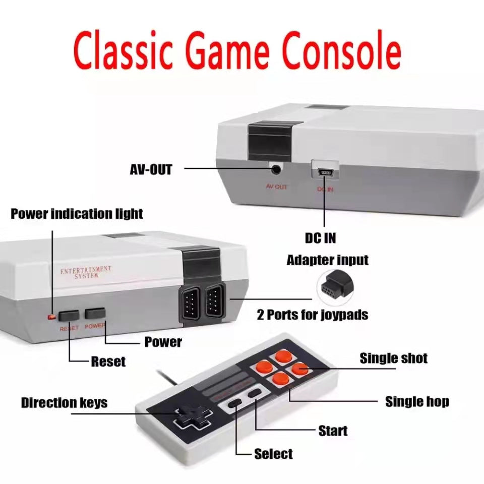 Consola Retro 620 Juegos Clásicos