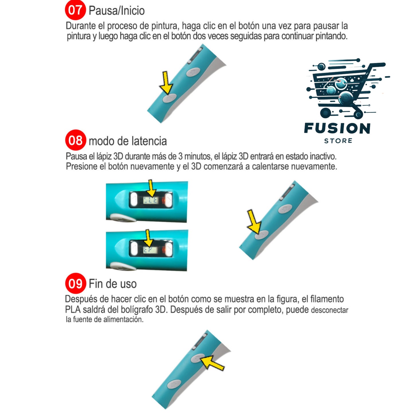 Bolígrafo 3D para Niños y Adultos