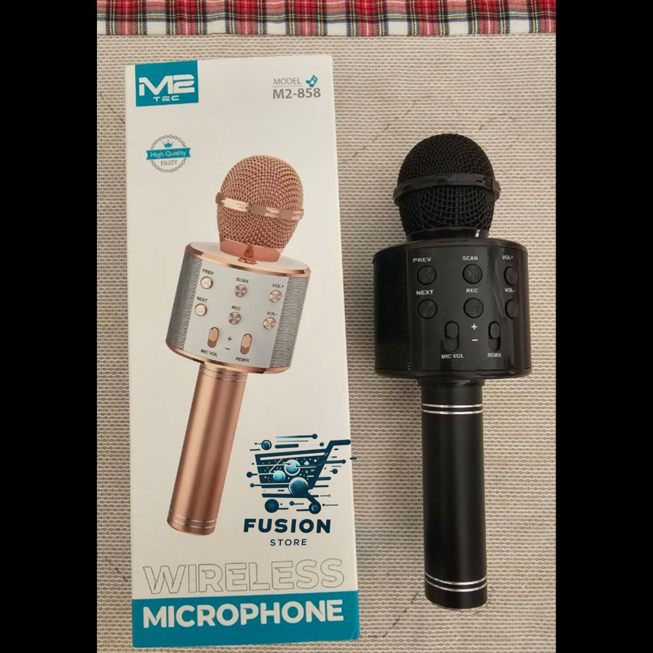 Micrófono Karaoke Bluetooth Niños Negro