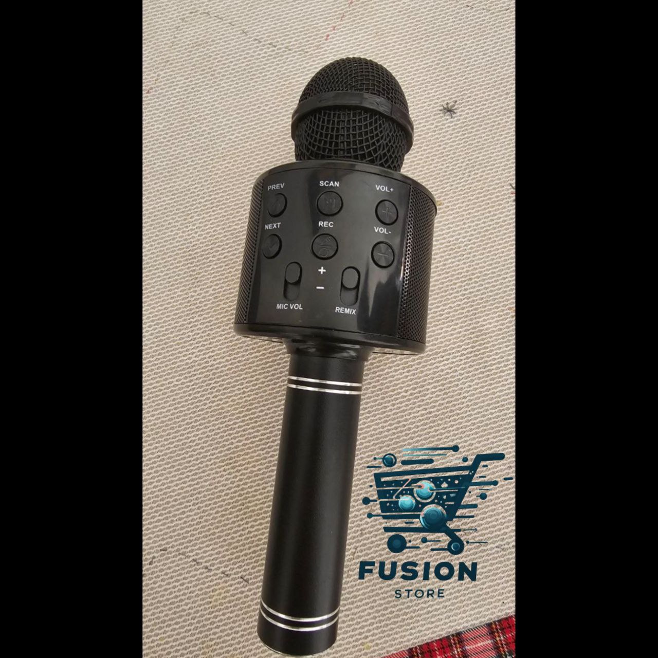 Micrófono Karaoke Bluetooth Niños Negro