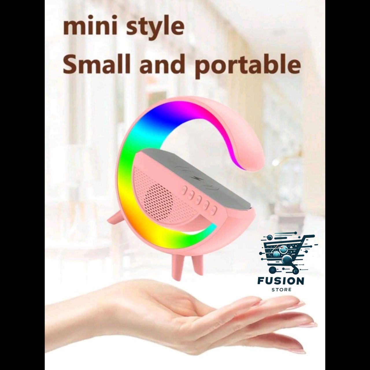 MINI LAMPARA G ROSADA