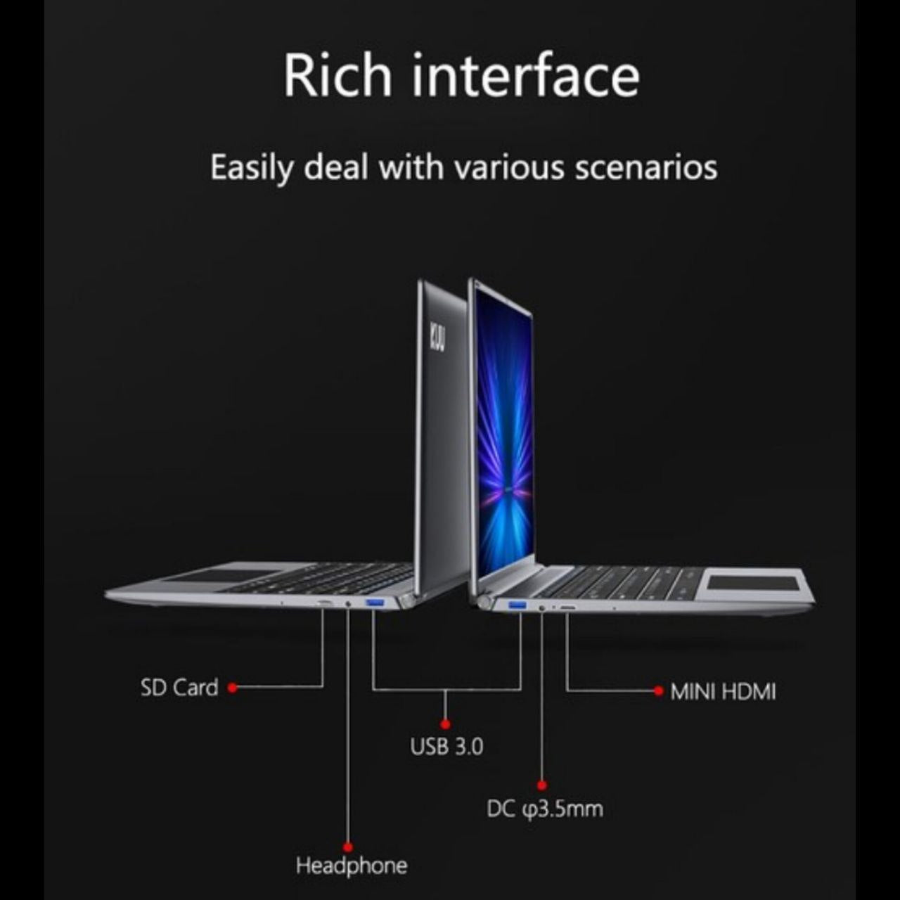 ORDENADOR PORTATIL KUU YOBOOK N4120 8GB RAM 256GB SSD