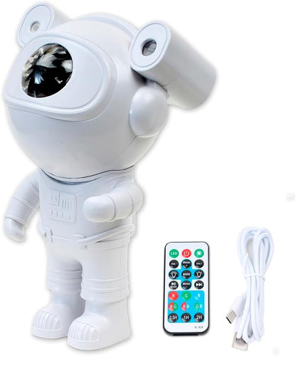 Lámpara Astronauta luz Led Proyector de Estrellas y Galaxias. Altavoz Bluetooth