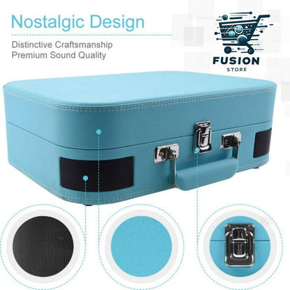 Tocadiscos Vintage Bluethooth USB Aux